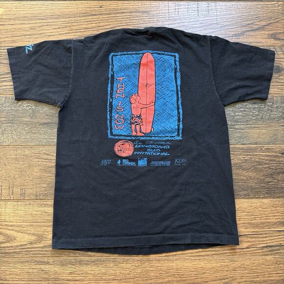 Vintage 90s O’Neill Longboard Club Invitational Santa Cruz T-Shirt Size Large - Picture 2 of 9